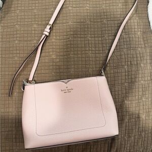 kate spade light pink leather crossbody bag